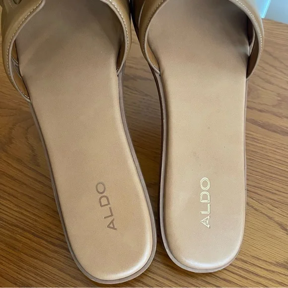 Aldo Elenaa Slide Sandal Brown Size 11 - Picture 10 of 13